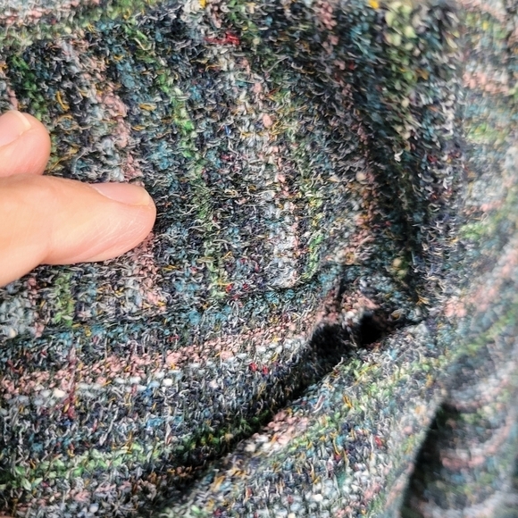 Vntg Mitsukoshi Striped Blazer in Green Size Small? - Picture 12 of 14